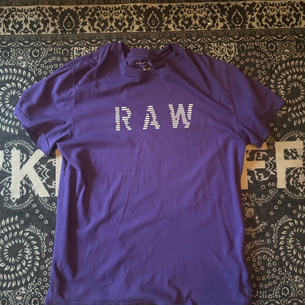 Purple RAW Graphic T-Shirt